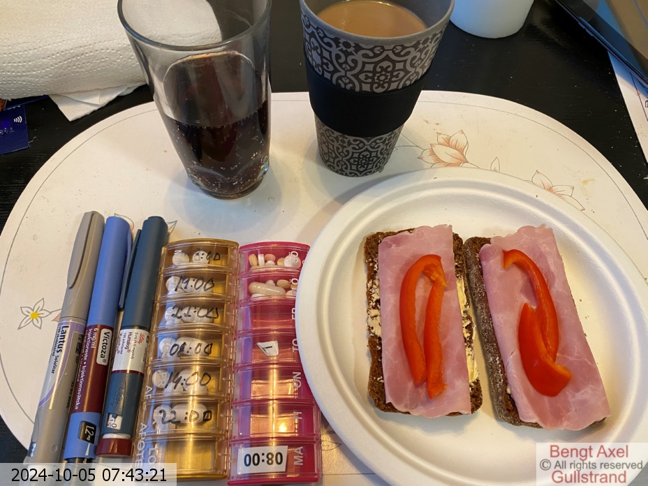 En vanlig morgon i boet