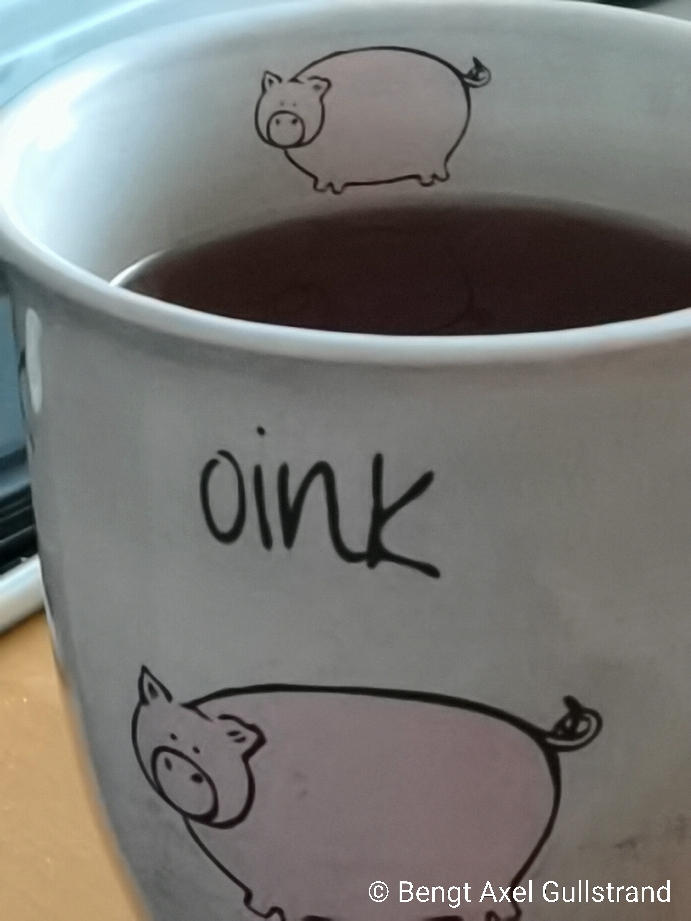 En smarrig kopp te! Blåa skogsbär...