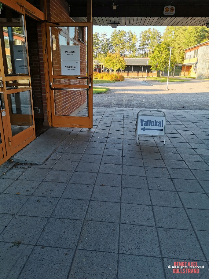 Vallokalen i Hallsta skola