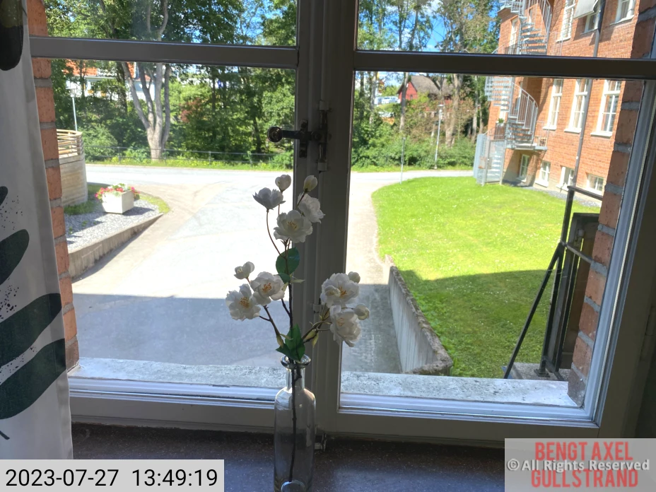 Vy från väntrummet hos Urologen