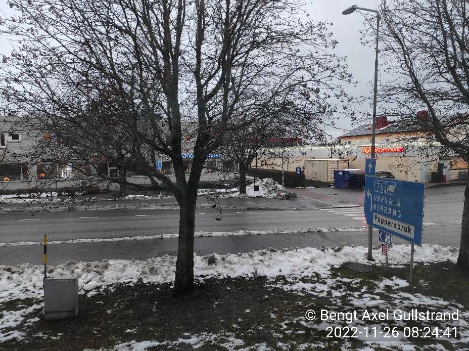 Snökanon? Nä, kanonlite snö!