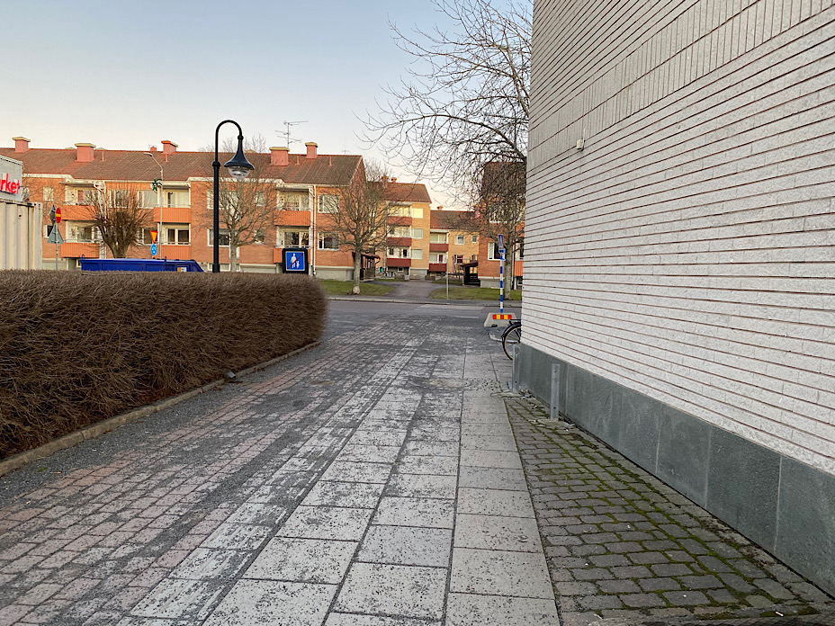 På väg hem från Ica